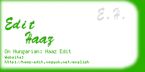 edit haaz business card